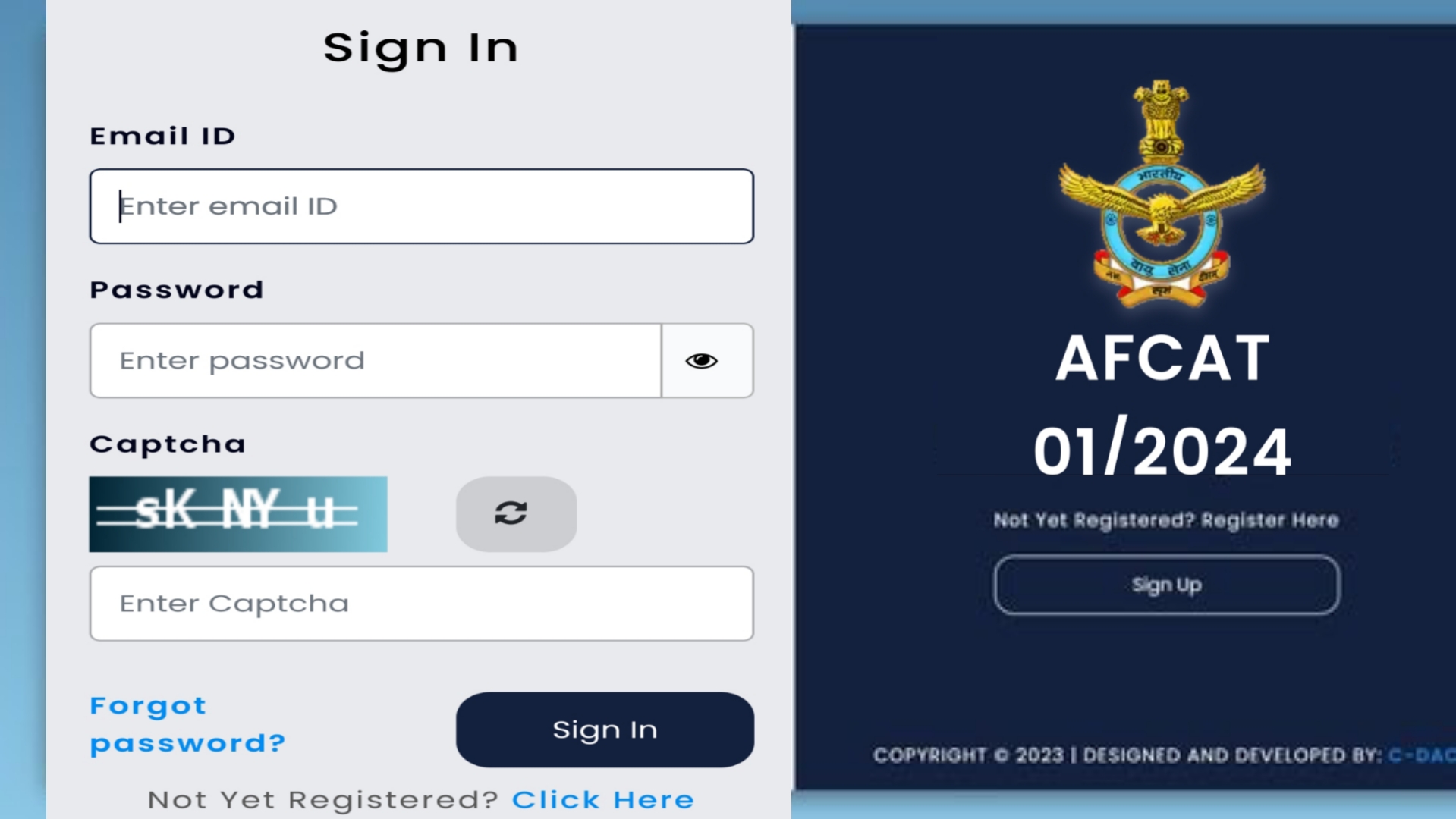 Indian Airforce AFCAT Recruitment 2024