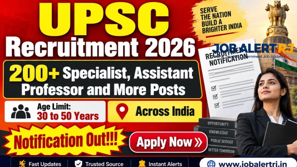 UPSC Recruitment 2026 Apply Online Advt 11/2026